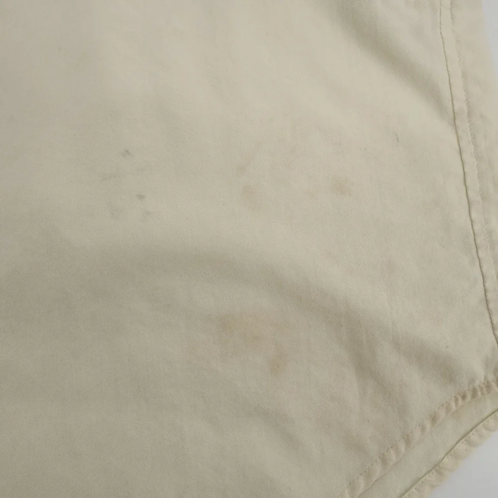 The North Face Mens XL Nylon  Long Sleeve‎ Button Up Shirt Beige Vented - Flaws
